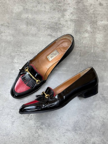 Vintage celine leather loafers - celine,