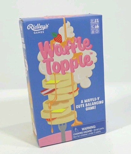 Waffle topple balancing food - waffle,