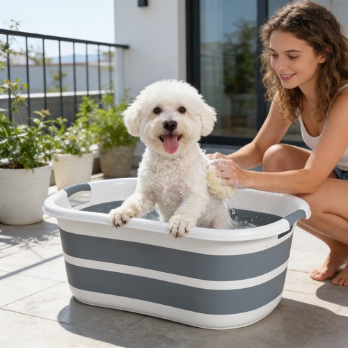 Pawhut 27l dog bath - 27l,