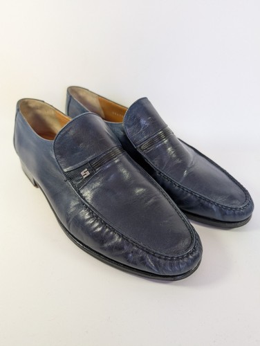 Stemar blue leather shoes - stemar,