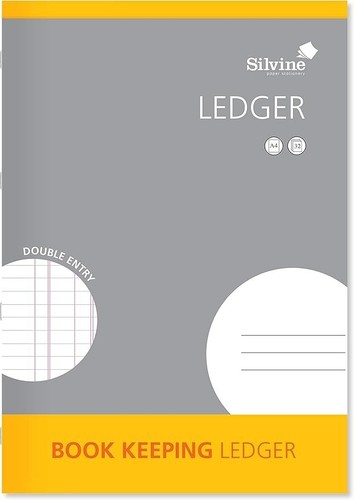 Book keeping ledger - keeping, silvine