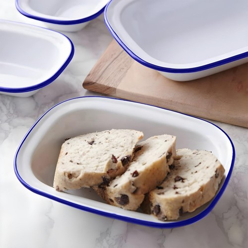 White falcon enamel pie - enamel, dish