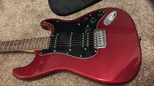 Fender Squier Stratocaster Electric Guitar - Red with Fender AMP