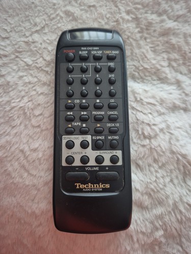 Technics audio system - technics, remote