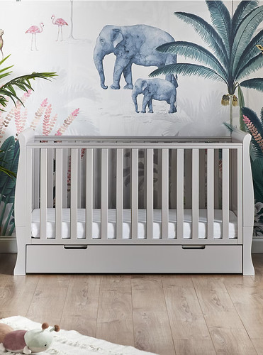Stamford sleigh cot bed - sleigh,