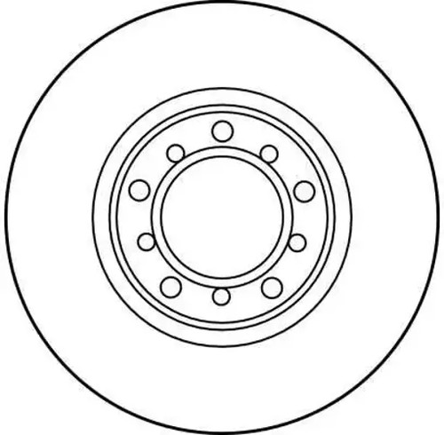 Brake disc solid - , df1573