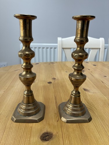 Pair vintage brass - pair, of
