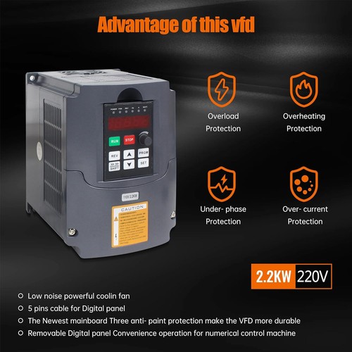 2 2kw 220v - hy, vfd