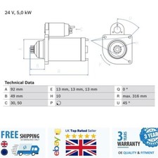 Brand New Starter 0986023430