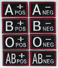 BLOOD TYPE GROUP PATCH - SEW