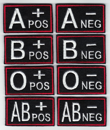 Blood type group patch - type,