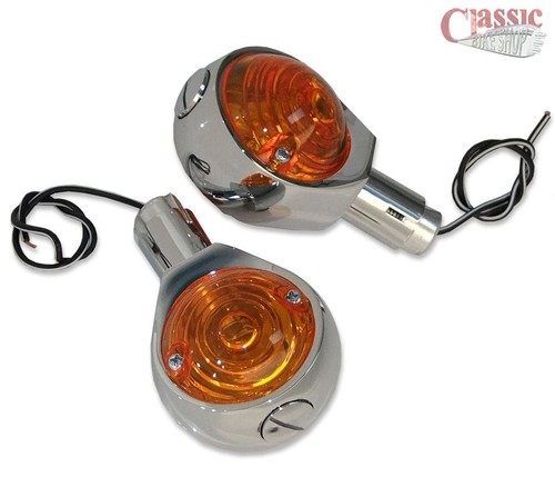 Chrome handlebar bar end - 7/8",