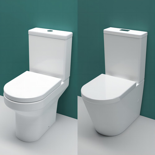 Aica bathroom rimless - aica, close