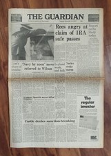 Newspapers 1975 Oct - Dec back issues 50th Birthday Gift Tabloid and Broadsheets