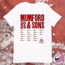 Mumford & Sons 2025 UK And EU Tour T-shirt size S-4XL