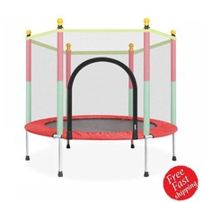 5FT Kid Trampoline With Safety