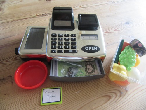 Toy cash register roll - toy,