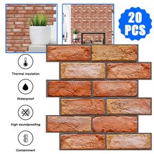 3D Brick Effect Wall Panel
