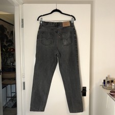 Vintage 90s 00s Levi’s 901 black stone wash high waisted denim jeans