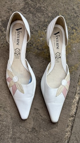 Venturini white leather - venturini,