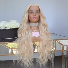 Synthetic hair Glue less Lace