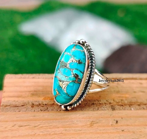 Blue copper turquoise gemstone - blue,