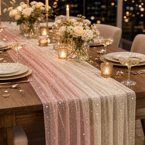 Champagne pink sequin sheer - champagne,