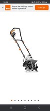 VonHaus Electric Tiller 1050W – Garden Soil Cultivator/Rotavator – 10m Cable