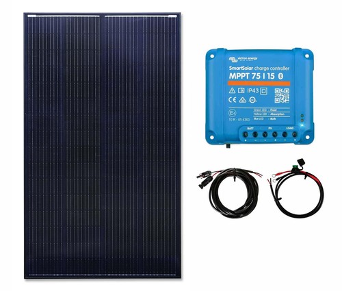 200w black solar panel kit - 200w,