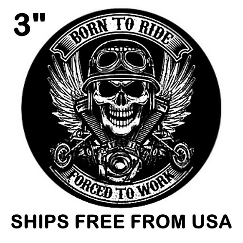 Vintage biker skull wings - skull,