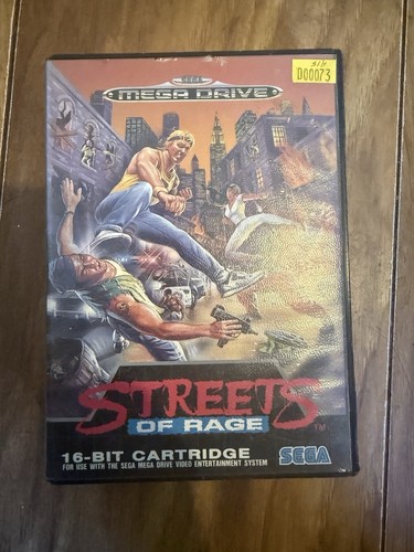 Sega mega drive streets of - ,
