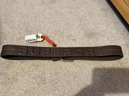 Superdry unisex leather belt - unisex,