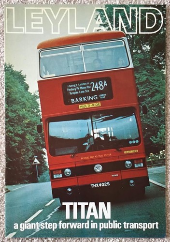 Leyland titan double decker - leyland,