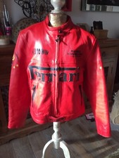 Michael Schumacher Leather Jacket Tribute 5 Titles Size S 