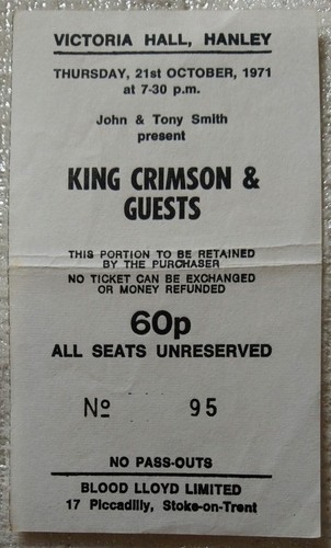 King crimson very rare - crimson,