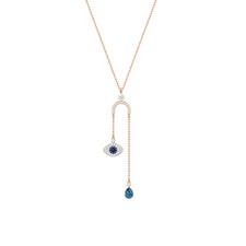 Y Symbolic Evil Eye Necklace