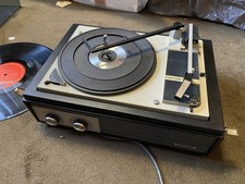 Cute Ferguson Automatic Portable Record Player With Perspex Lid