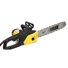 40cm Bar 16" Chainsaw Corded Electric 2500W Large Handheld Chain Saw Wood Cutter