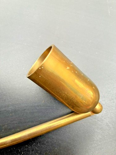Vintage solid brass - , candle