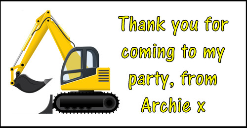 Personalised jcb digger - jcb,