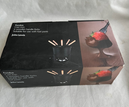 John lewis cast iron fondue - iron,