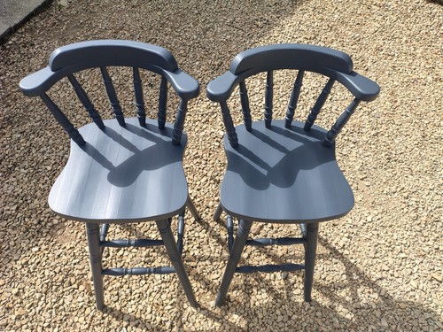 Pair beautiful solid beech - pair, of