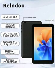 Relndoo Android Tablet, 7-Inch Android 12 Portable Tablet, 2GB RAM+32GB ROM