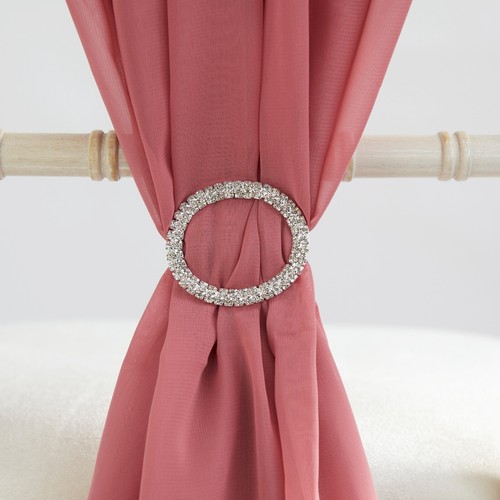 Diamante brooches pack 6 - of,