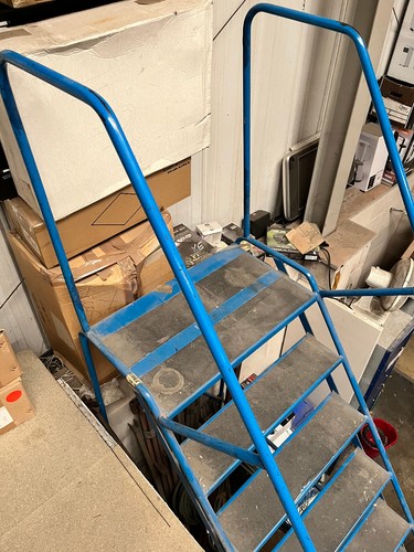 Industrial warehouse stairs - industrial,