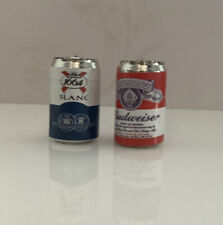Barbie Dream House Drink Beer Cans Budweiser 1664 Fridge Items  (S6)