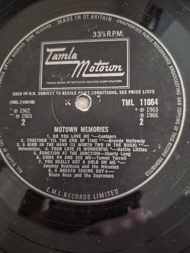 Motown memories non - motown,