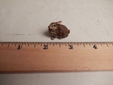 Cute Franz Bergmann Miniature Rabbit Bunny Vienna Bronze Cold Painted Austria
