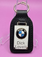 Keyring Key Ring -Vintage BMW Key Fob Dealer Dealership, Dick Lovett Swindon