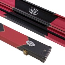 Baize Master BURGUNDY ARROW 2 Piece Deluxe Snooker and Pool Cue Case Holds 1 Cue